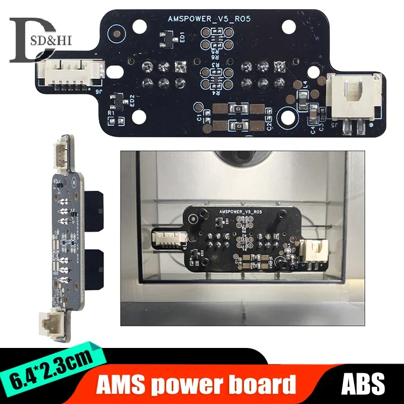 

1 шт. для Bambu Lab AMS плата питания многоцветная плата адаптера питания AMSPOWER_V5-R05 3D-принтер офисные принадлежности