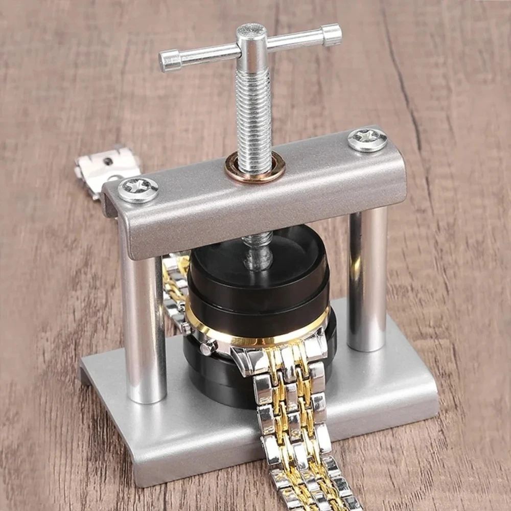 Professional Metal Capping Machine Watch Press Set Watch Back Case Presser Closing for Change Battery Watchmaker Maintenance Kit