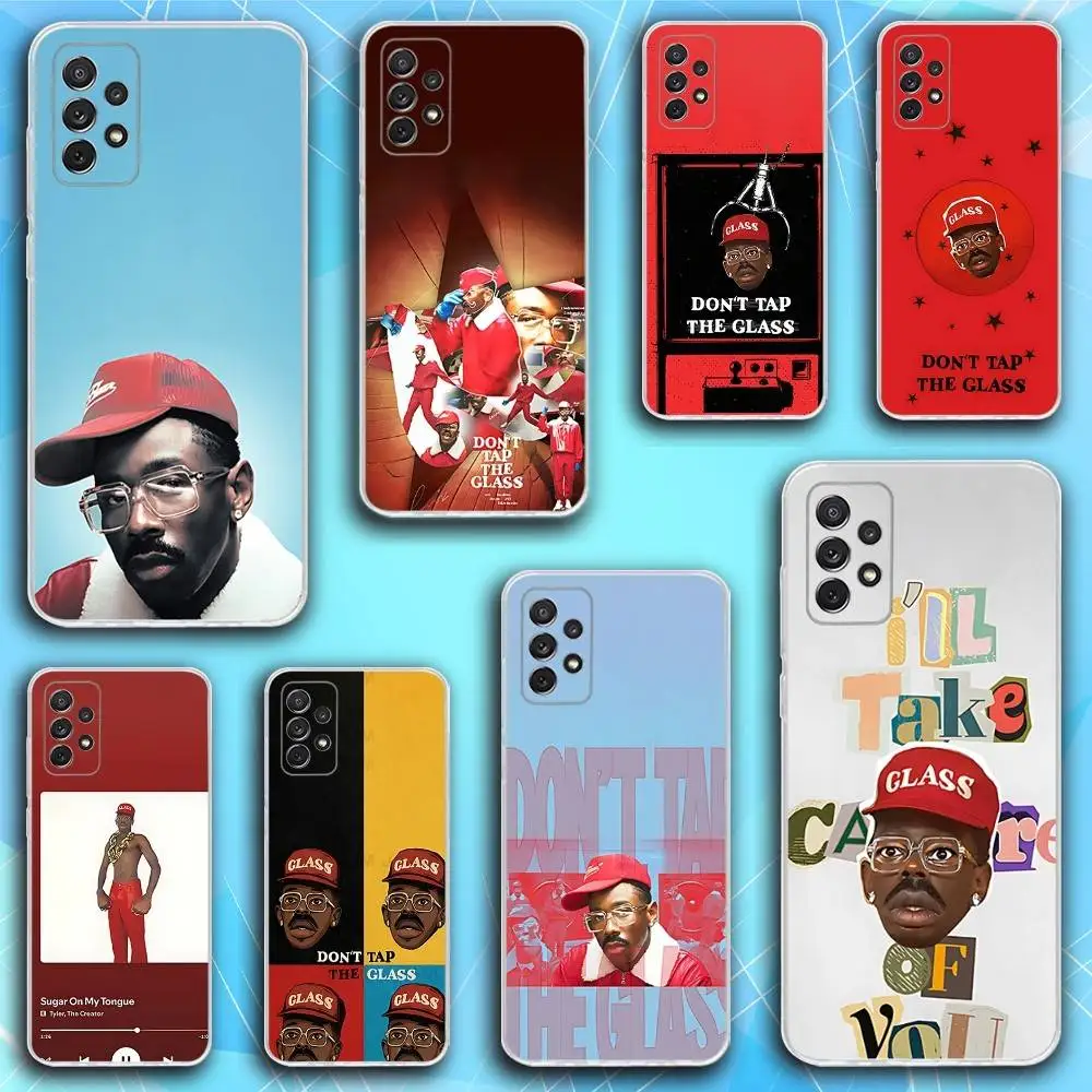 

DONT TAP THE GLASS T-Tyler Phone Case For Samsung S30,23,21,22,20, FE lite,S10,9,8,7 PIus Note20ultra Soft Transparent