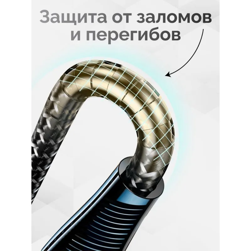 【TODAY-BUY】~@ 3in1 Fast Charging Cable for All Devices - USB Type-C Lightning Micro USB - 2m Length for Home and Car