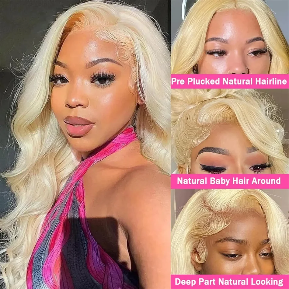 Blond Lace Front Wig Human Hair 613 Frontal Wig 13x6 Hd Body Wave Lace Front Wigs 13x4 Colored Human Hair Wig On Sale