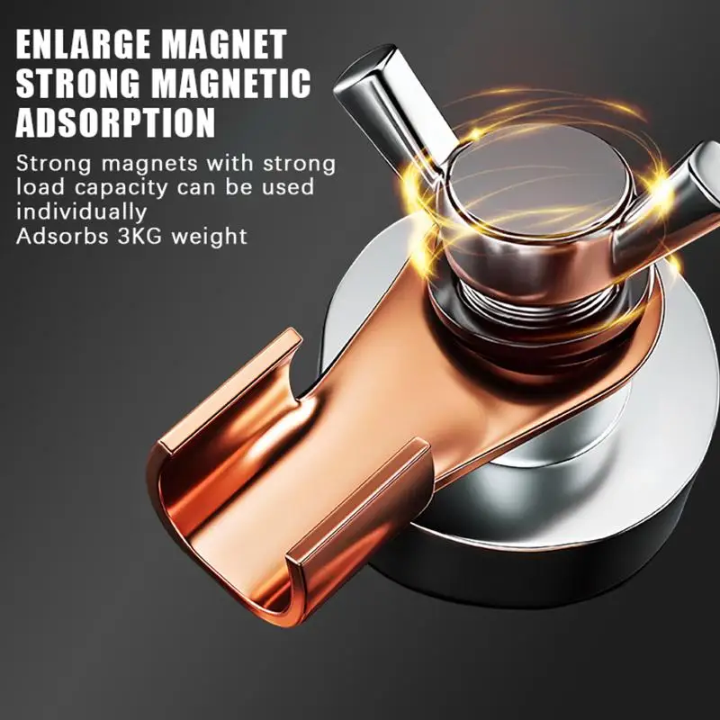 500A Strong Magnetic Grounding Clamp With High Conductivity And Durable Copper Clip Perfect For Welding Auto Repair Work