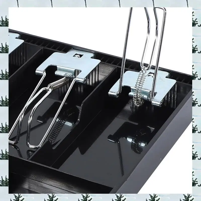 

ABLG 3X Hard Case Clip Cash Register Box New Classify Store Cashier Coin Drawer Box Cash Drawer Tray Money Counter Case