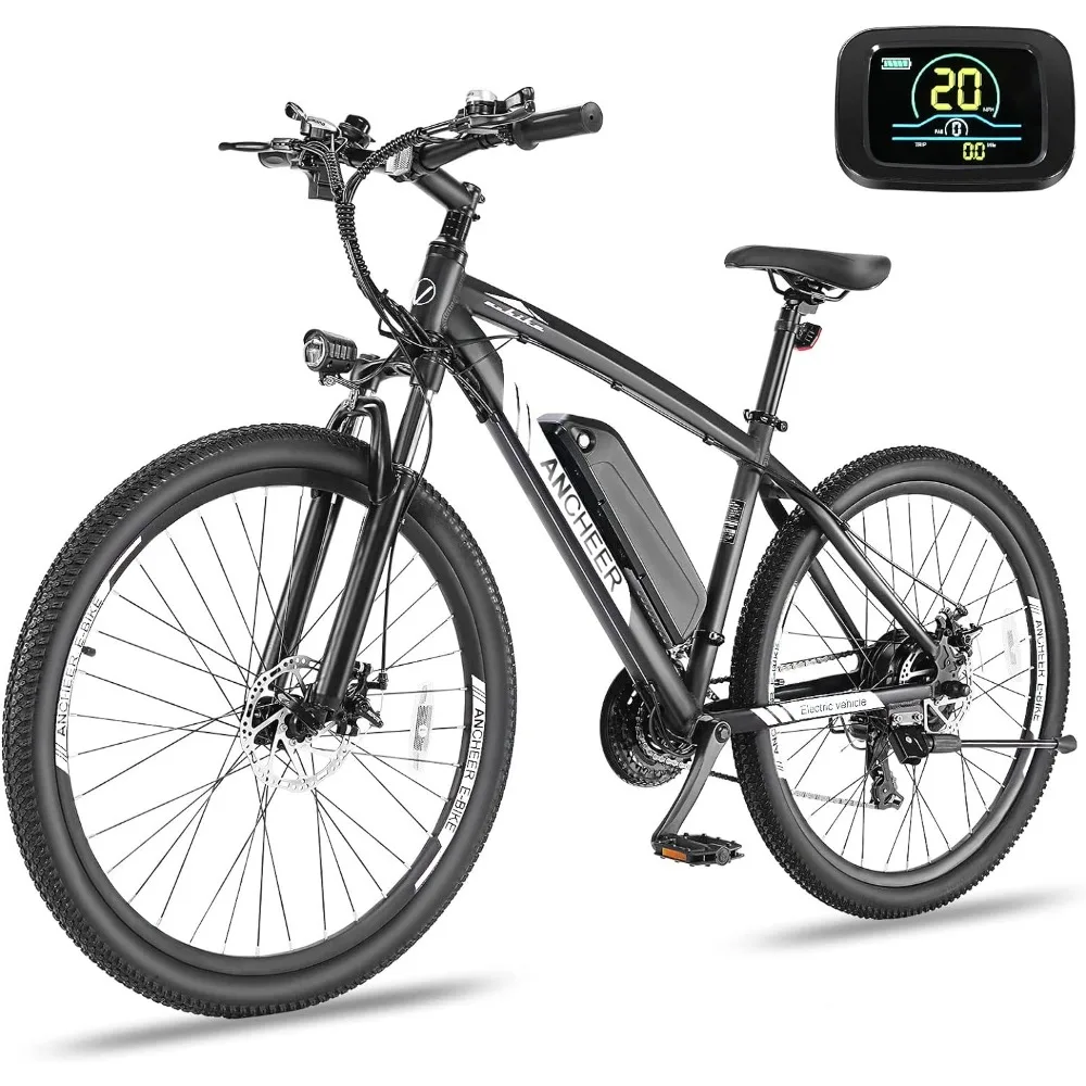 

Electric Bike for Adults 27.5'' Peak 750W, 3 Hours Fast Charge, 55 Miles with 48v/499Wh Battery, LCD Display, 21/24 Speed Gears