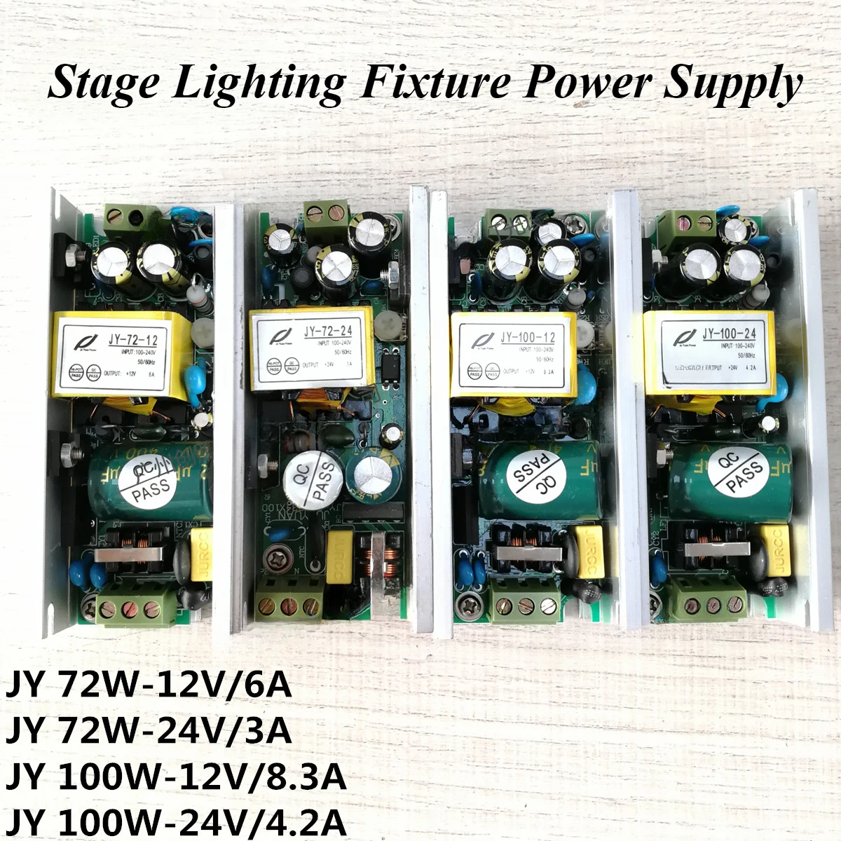 JY HK 72W 100W 120W 12V 24V 36V 5V Stage Lighting Fixture Power Supply Strip Stage LED Par Light Power Source Power Board