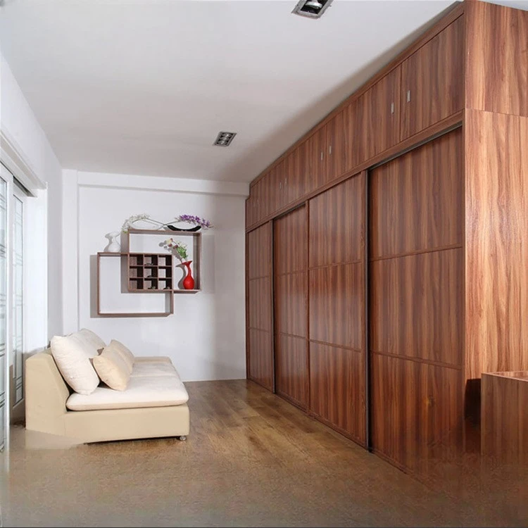 

European style, all solid wood, wardrobe, white, wood, cloakroom, sliding door, storage