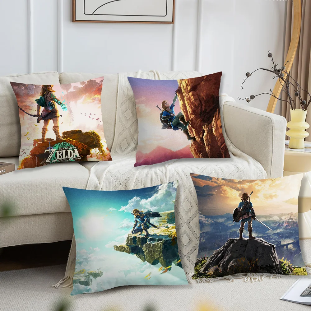 cushion Game Legends cover For Home Bedroom Room Decoration Living of Room The Sofa Z-Zeldas Pillow Case Suitable