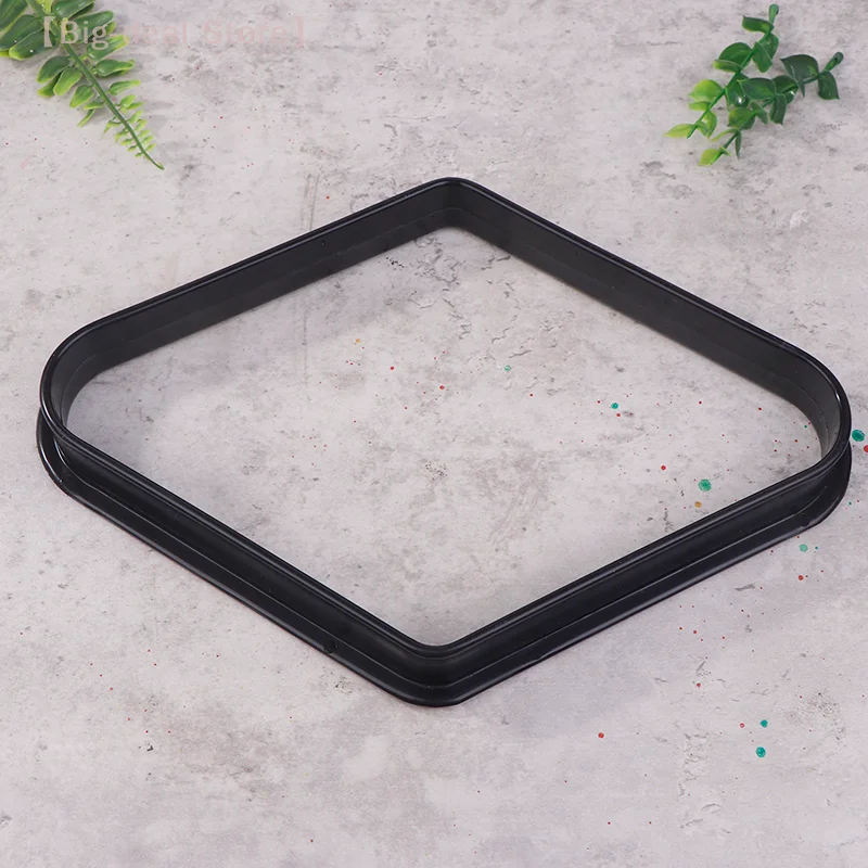 Picture 7: 【M】Reusable 9-Ball Pool Rack, Durable Plastic Triangle Frame for Pool Table Ball Organization, Billiard Accessory for Black 8