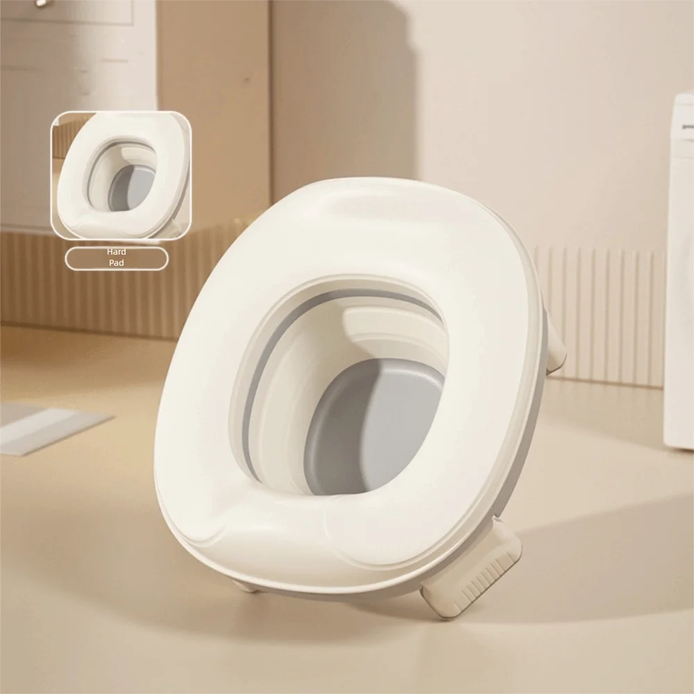 

Foldable Children's Toilet Seat Splash-proof Easy To Wash Baby Toilet Seat Household Anti-slip Toilet Training Seat