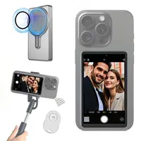 Pantalla magnética para Monitor de Selfie de teléfono, cámara trasera para teléfono inteligente, Selfie, Vlog, transmisión en vivo para iPhone y Android