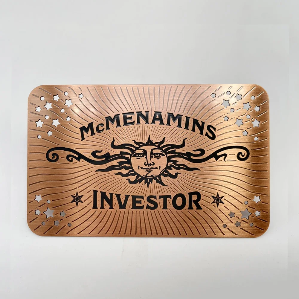 Customized Luxury Business Card Laser Cut Stainless Steel Metal Membership Card