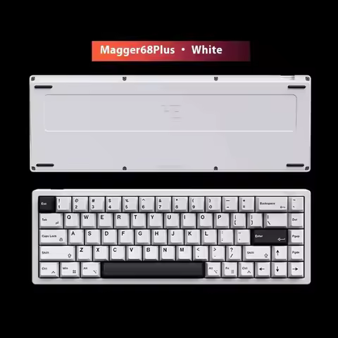 Luminkey Magger68 Plus Magnetic Switch Mechanical Keyboards 8k Low Delay Wired Keyboards Custom Quick Trigger Gaming Keyboard