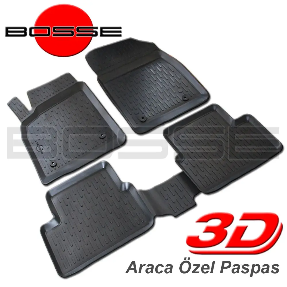 For Skoda Octavia Doormat 3D Pool 2018 Post BOSSE