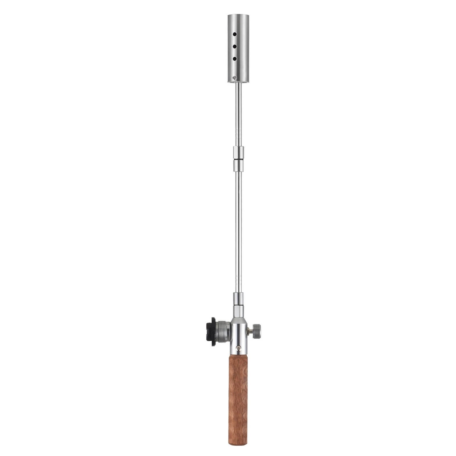Weed Torch Propane Burner Adjustable Length Weed Burner Torch for Propane Tank with Flame Control Valve and Ergonomic Anti-sli