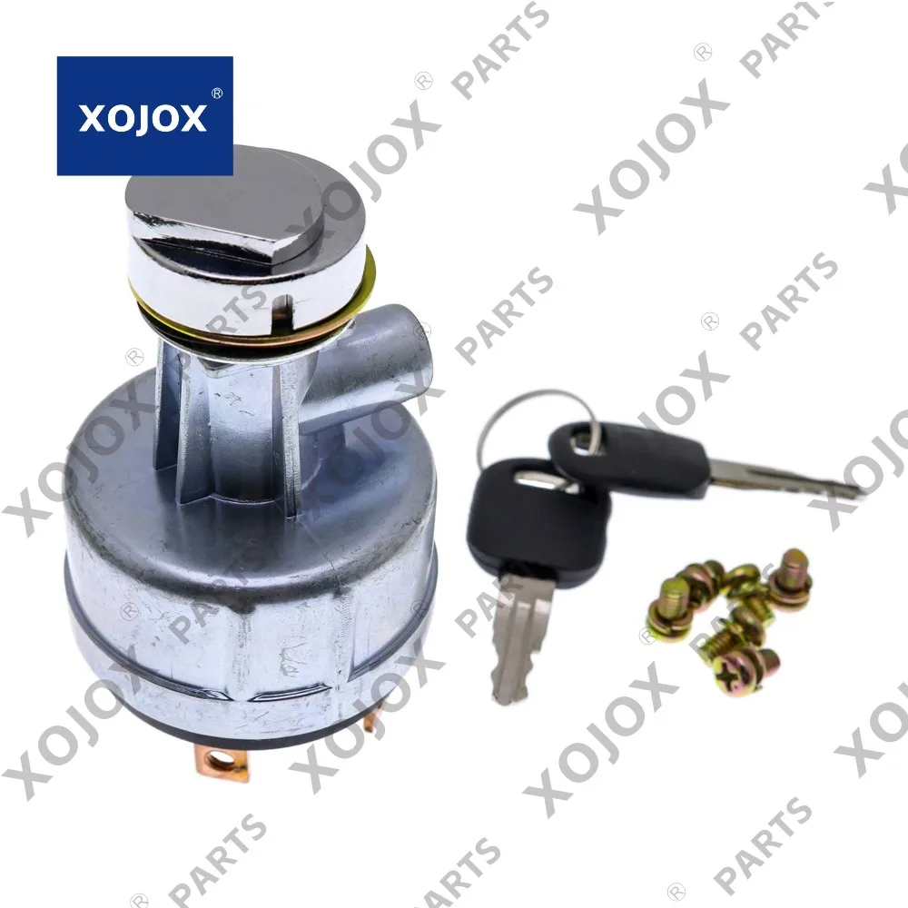 

xojox ZTUOAUMA Starter Ignition Switch with 2 Keys 7Y-3918 Fit for CAT 307 307B 307C 308C 311 311C 312 312BL 313B 31