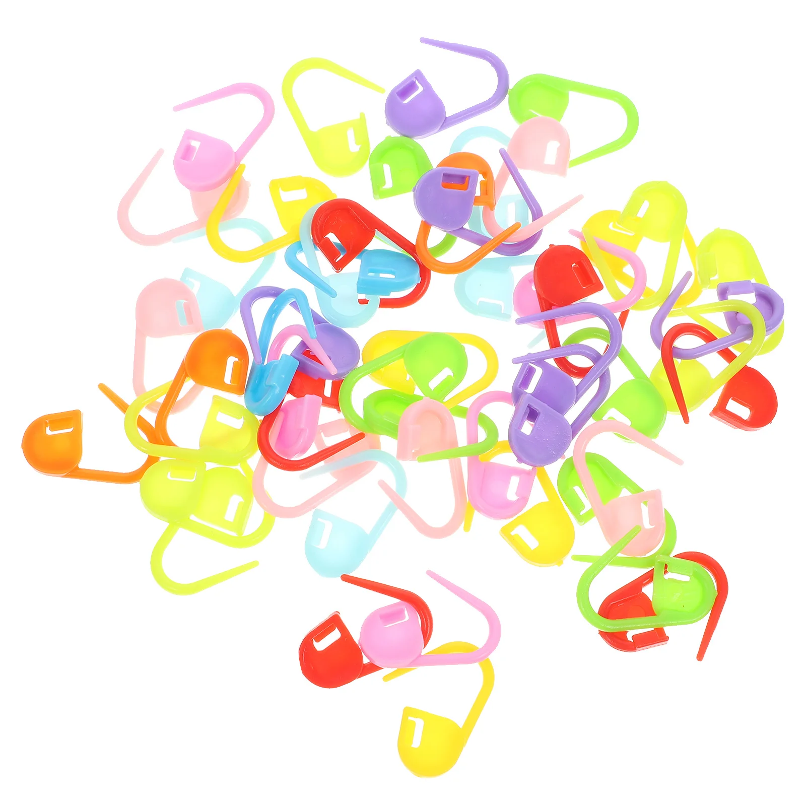 50 قطعة علامات إبرة هوك سطح أملس سهلة الفتح إغلاق للحياكة الكروشيه الفنون الحرف مشاريع غرزة علامات #3