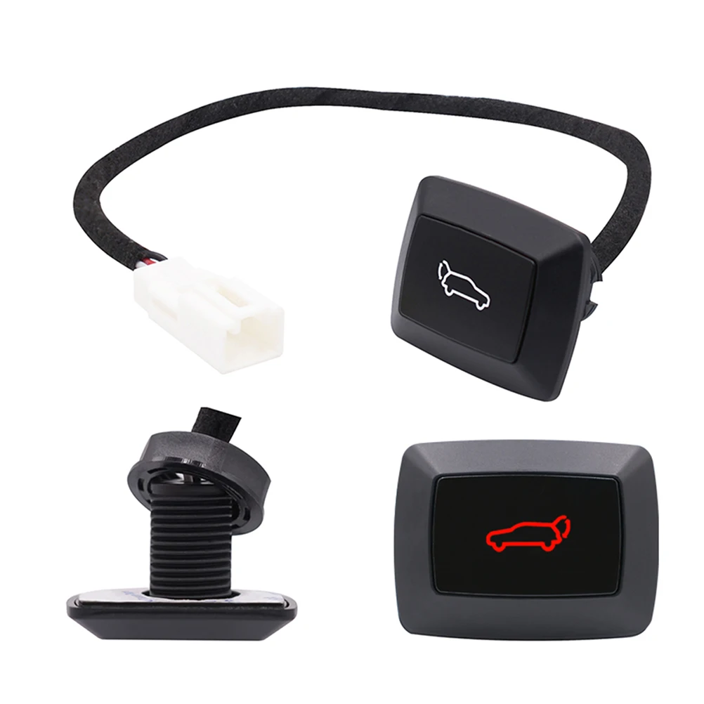 

Car Tailgate Switch 12V Trunk Electrical Contactor Boot Release Button Universal SUV Off-road Vehicle Suitable LED