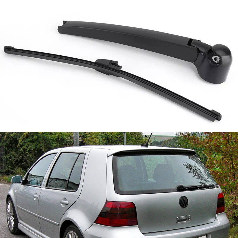 Car Windscreen Window Rear Wiper Arm Wiper Blade Set 13 Inch for VW Golf 5 polo Mk4 Mk5 Hatchback 2003-2009