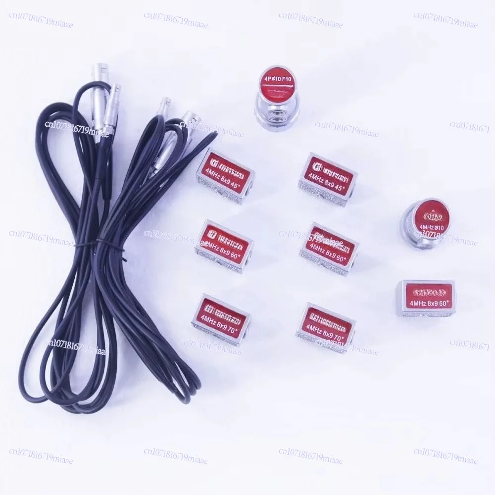 Dual Single Probe Transducer 2MHz 4MHz 8x9 20x22 MFD350B MFD500B MFD620C MFD660C MFD800C 45 60 70 Degree Angle Beam of Light