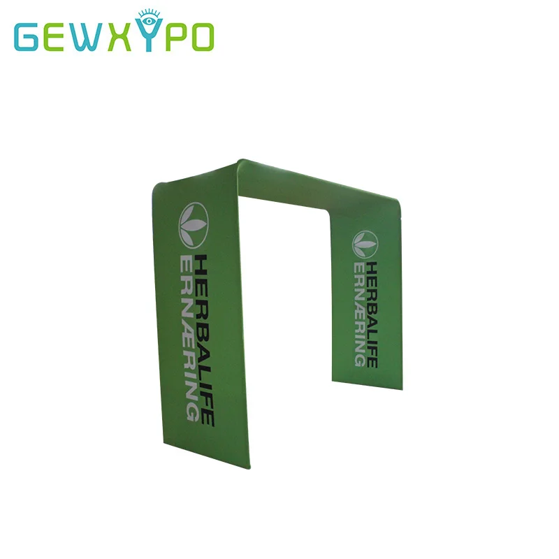 300X243.8X100cm Portable Exhibition Advertising Tension Fabric Banner Arch Display Aluminum Stand With Your Own Design Printing