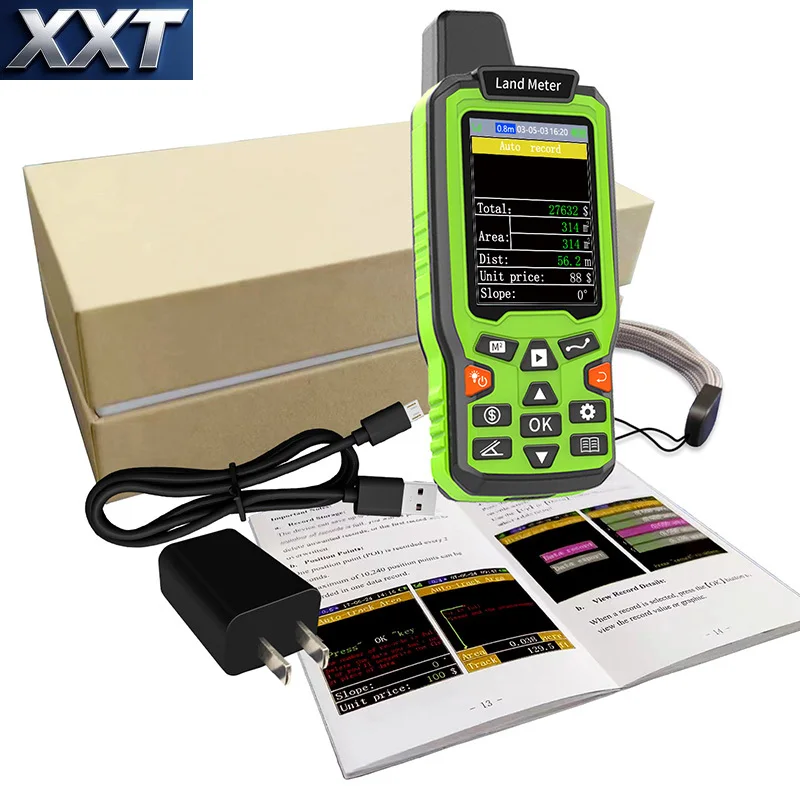 XXT Portable GPS Land Meter Precise Measurements for Agricultural and Mountainous Use