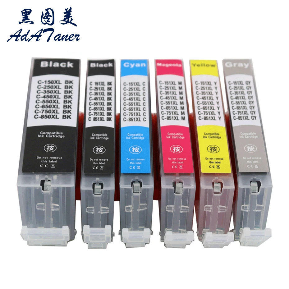 PGI-150 PGI150 PGI150XL CLI151 CLI-151 Compatible InkJet Ink Cartridge For Canon PIXMA IP7210 8710 MG5410 5410 5510 5610 6310