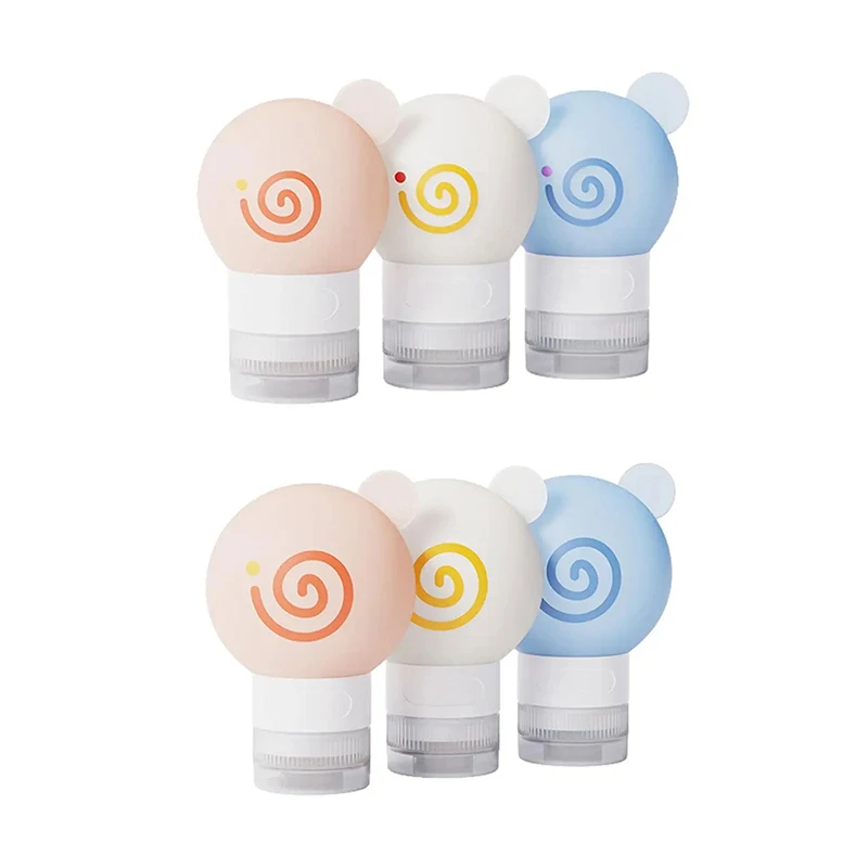 3Pcs Travel Bottles For Toiletries Lotion Container Portable Refillable Hand