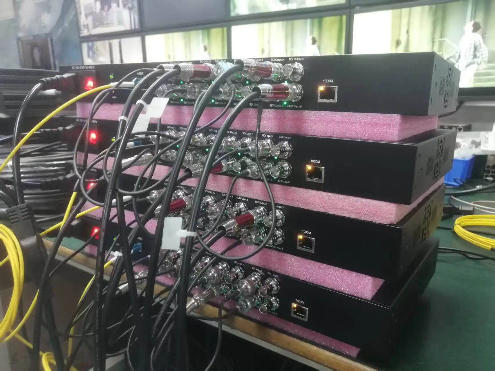 

8-Channel 3G SDI With 1GB Ethernet Fiber Transmission Equipment