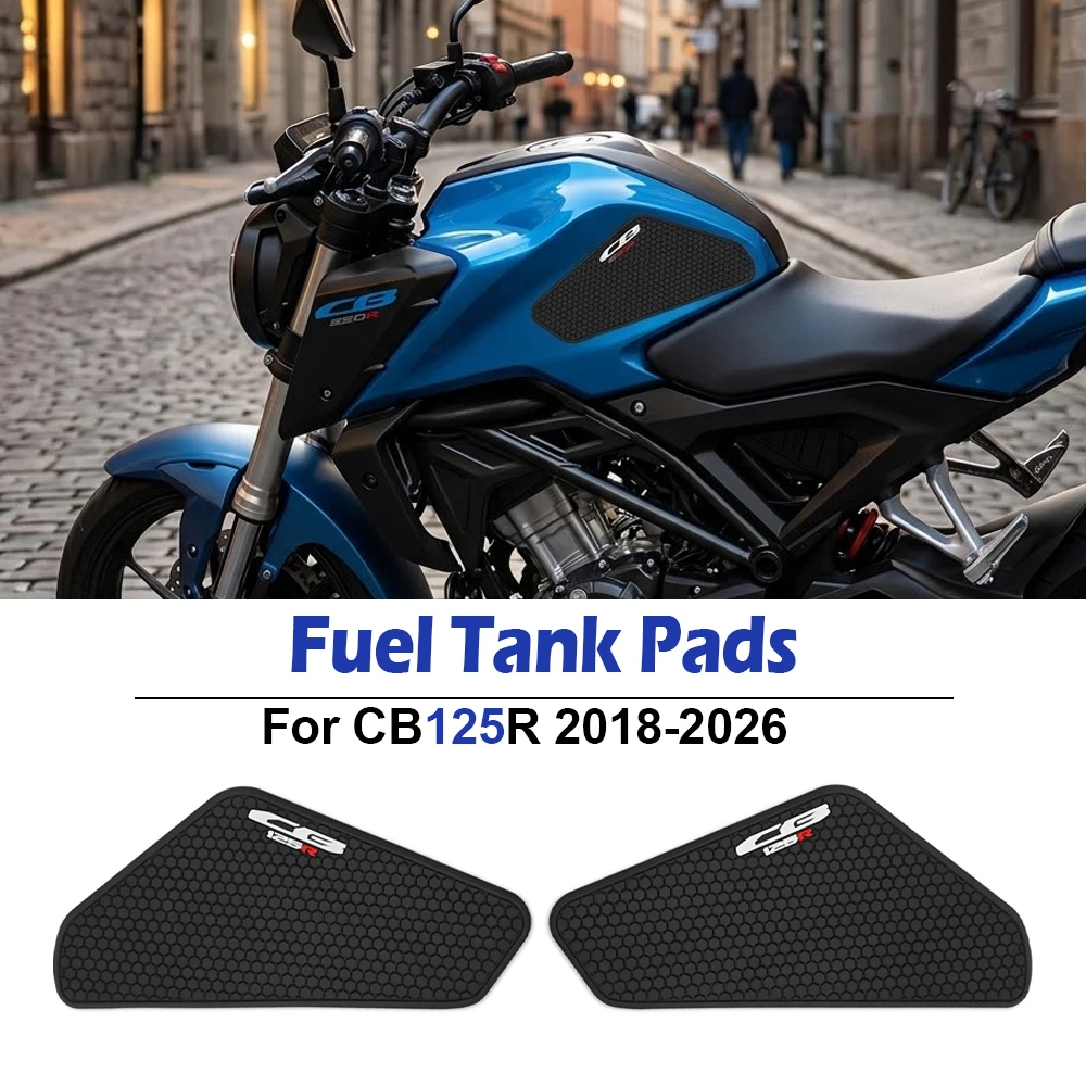 Для Honda CB125R CB 125 R CB125 R 2018-2025 2024 2023 2022 мотоциклетная наклейка-протектор на топливный бак, накладка на колени для топливного бака.