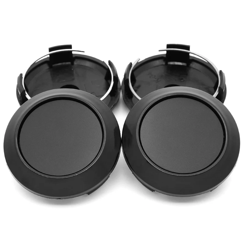 4pcs/lot Quality 64mm Wheel Center Cap Sport Rim 64mm Hub Caps Dust-proof Cover Durable ABS Black Wheels Tyre Accessories