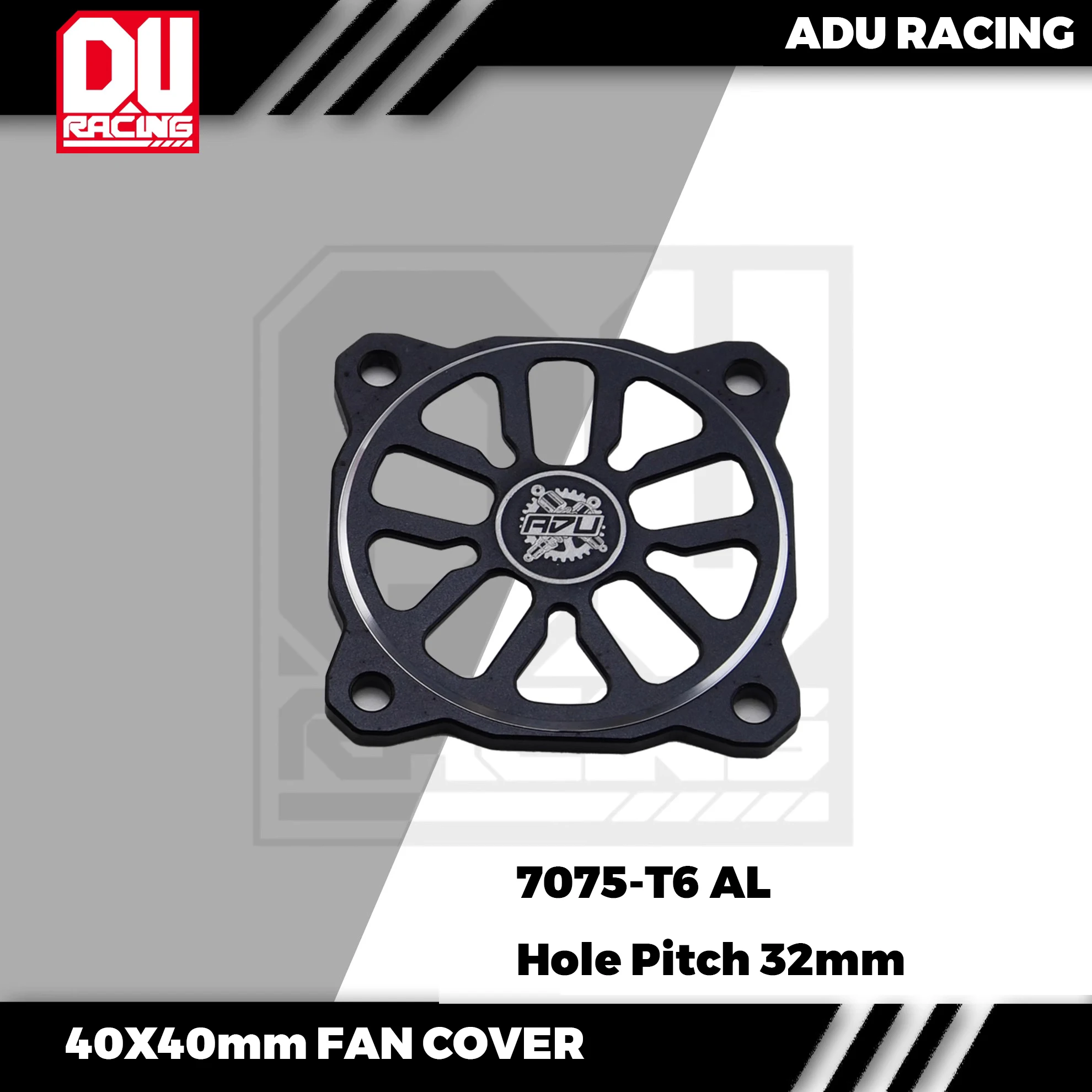 Ady RACING 7075-T6 AL 40mm osłona metalowy ochronny pokrywa wentylatora chłodzenia silnika do zdalnego sterowania sterowanie elektryczne pojazdu