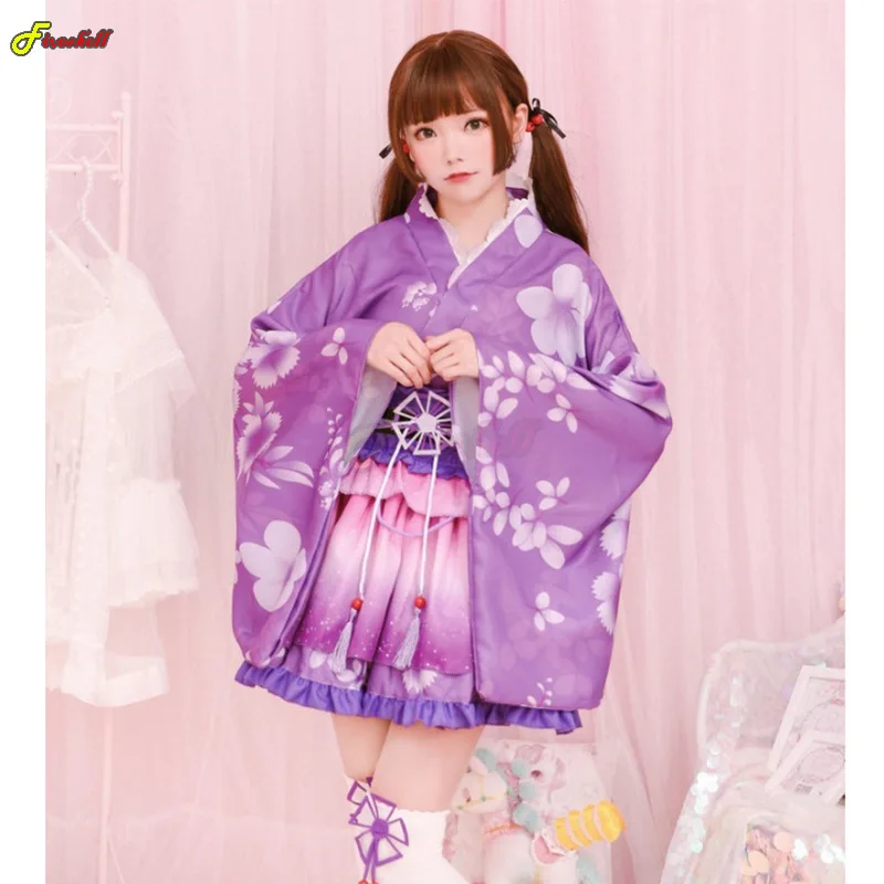 Halloween Anime Cosplay Liefde Live Kimono Yazawa Nico Kostuums Cosplay Voor Vrouw Meisje Sonoda Umi Nishikino Maki Honoka Honoka Eli