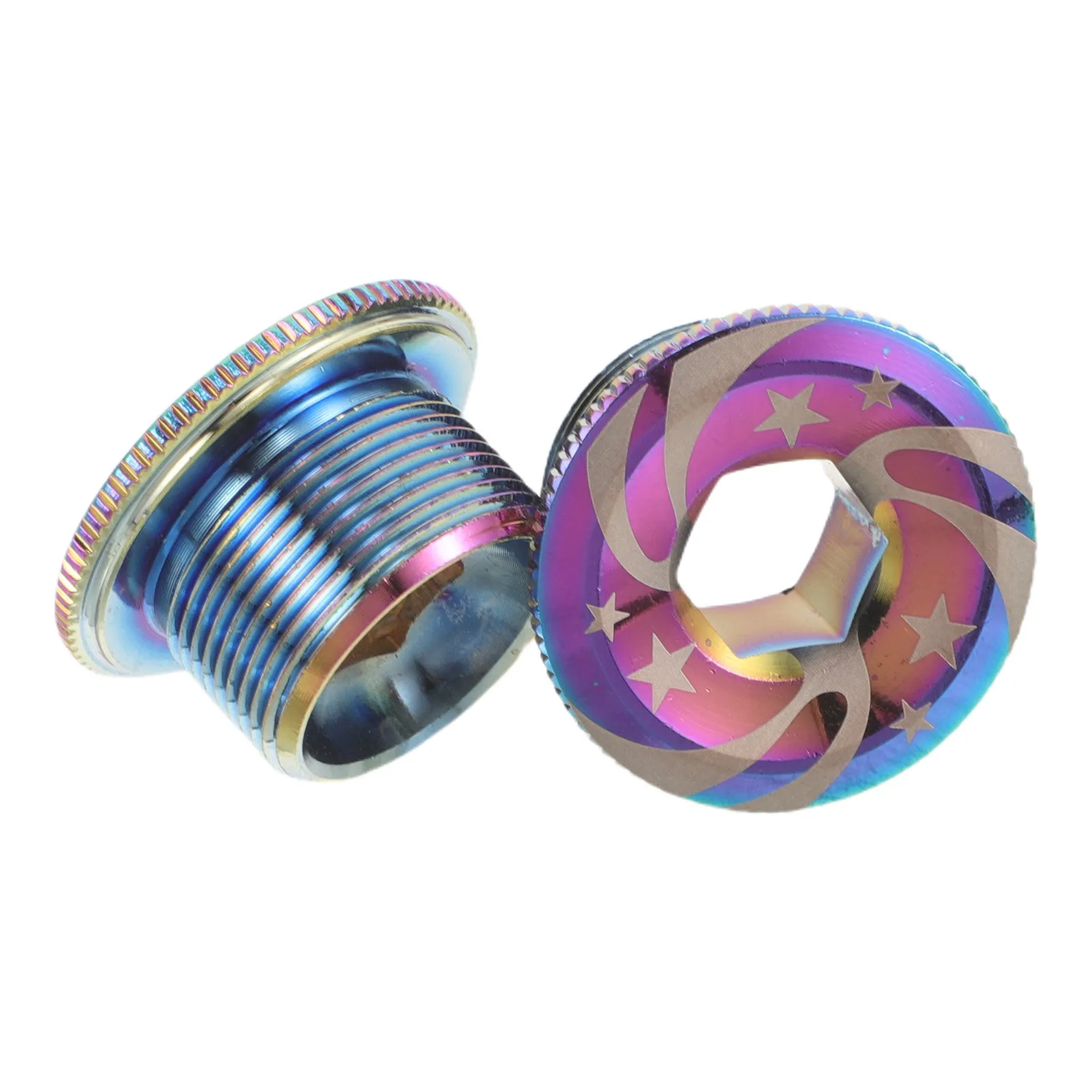 

2 шт. винты для крышек шатунов велосипеда M20, из алюминиевого сплава, гайки-заглушки для шатунов, винты для крепления шатунов шоссейного велосипеда, крепление звезды цепи