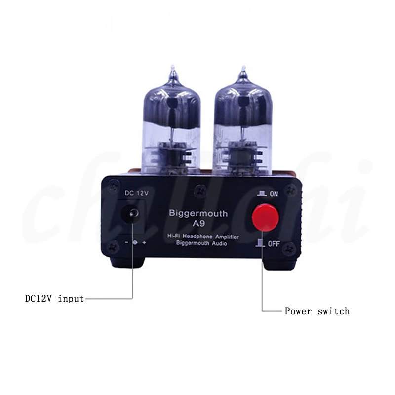 Amplifier Fever HiFi Tube Amp Desktop 12V DIY Vacuum Tube Bile Pre-stage Headphone Power Amplifier Small And Exquisite
