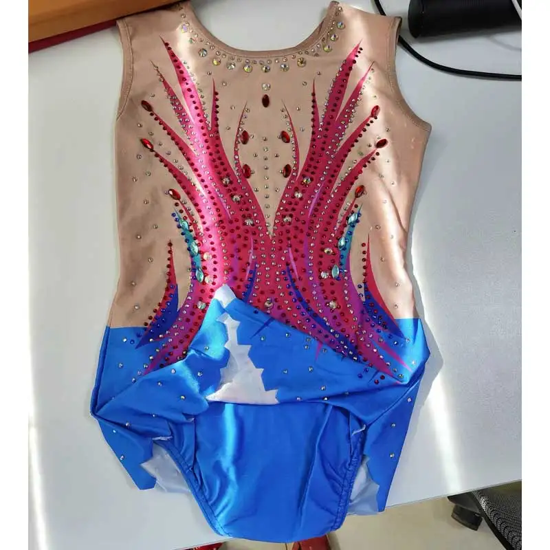 Children's rhythmic gymnastics competition clothes, female professional training clothes, group performance clothes