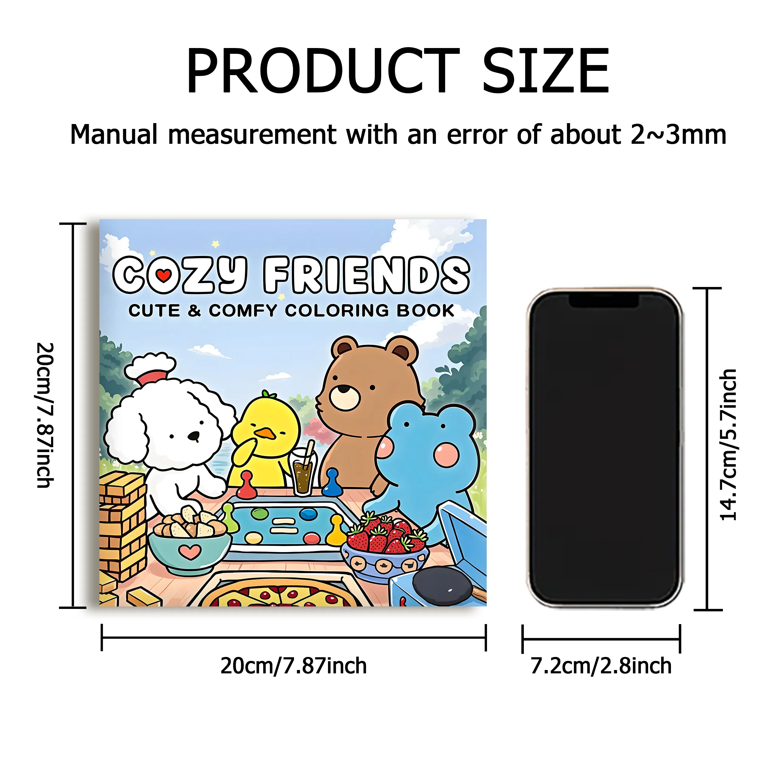 COZY FRIENDS: Coloring Book for Adults Featuring Cute Cozy Daily Activities for Relaxation (Cozy Spaces Coloring)