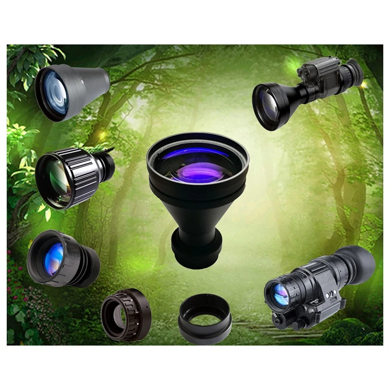 PVS14 PVS31 Eyepiece Or Binocular Cover Eyepiece Eyeshade Lens Hood Monocular Eyepiece Silicone Eye Mask Easy Install