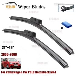 for Volkswagen VW POLO Hatchback MK4 2006~2009 9N3 Car Wiper Blade Front Windscreen Wipers Car Accessories 2007 2008