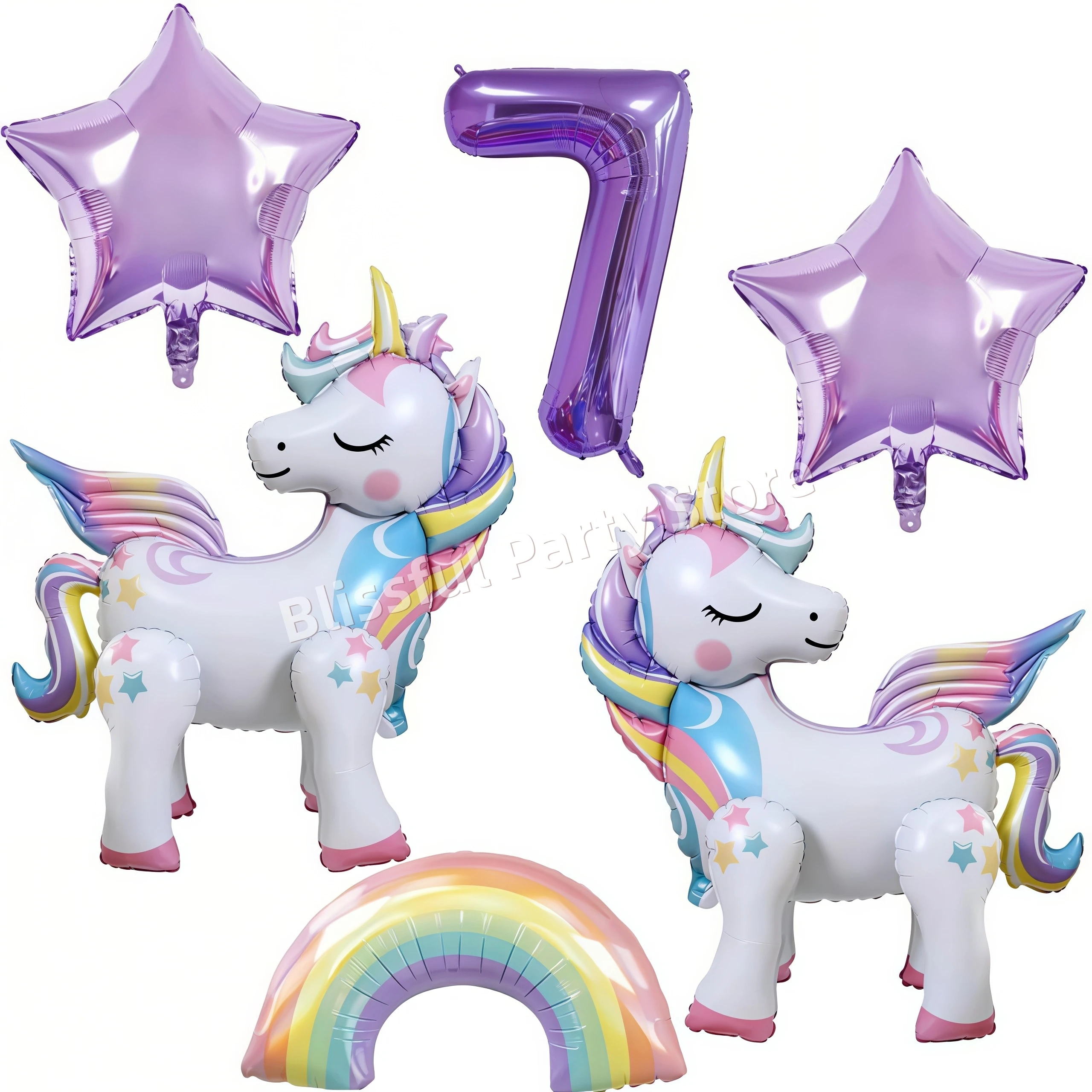 Eenhoorn Ballonnen Verjaardag Decoratie Regenboog Eenhoorn Folie Ballon Feestartikelen Kamer Decor Kinderen Meisjes Gunst Baby Douche Globos