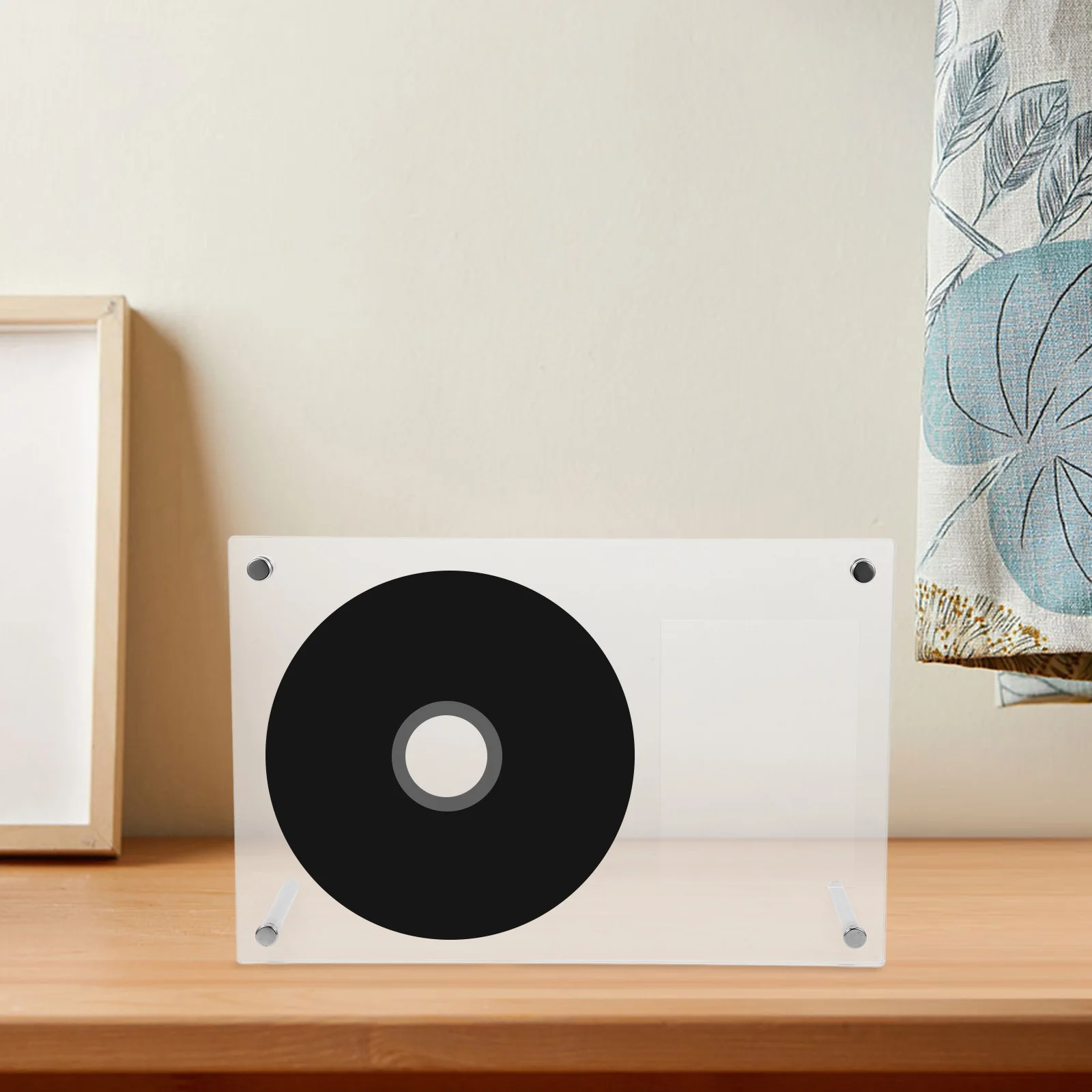 

Compact Acrylic Cd Stand Rack Clear Display Holder for Photo Cards Cds Dvds Storage Cd Holder Acrylic Stand Racks