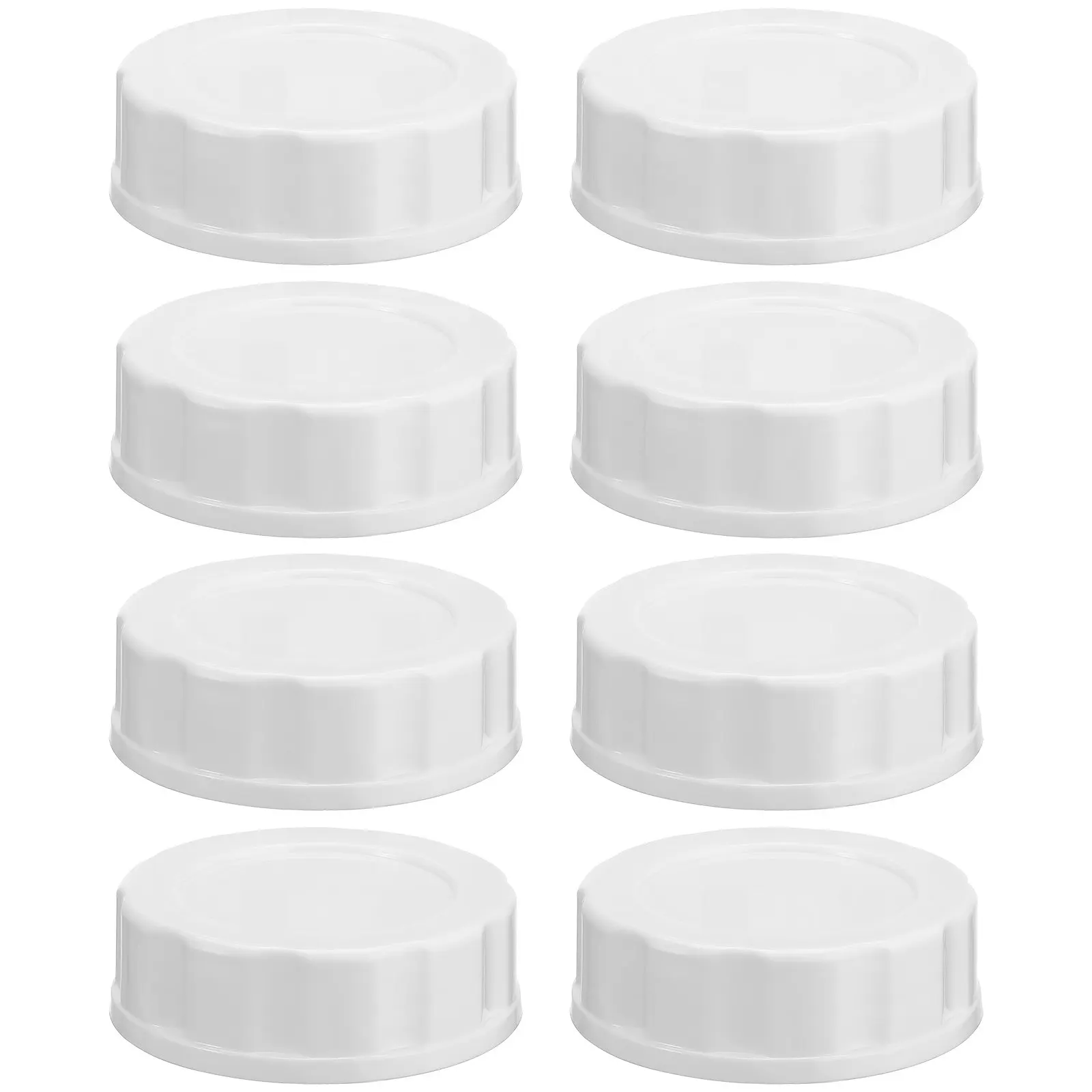 

8Pcs Baby Bottle Caps Replacement Lids for Wide Mouth Milk Bottles Travel Friendly Leak Proof Nursery Essentials