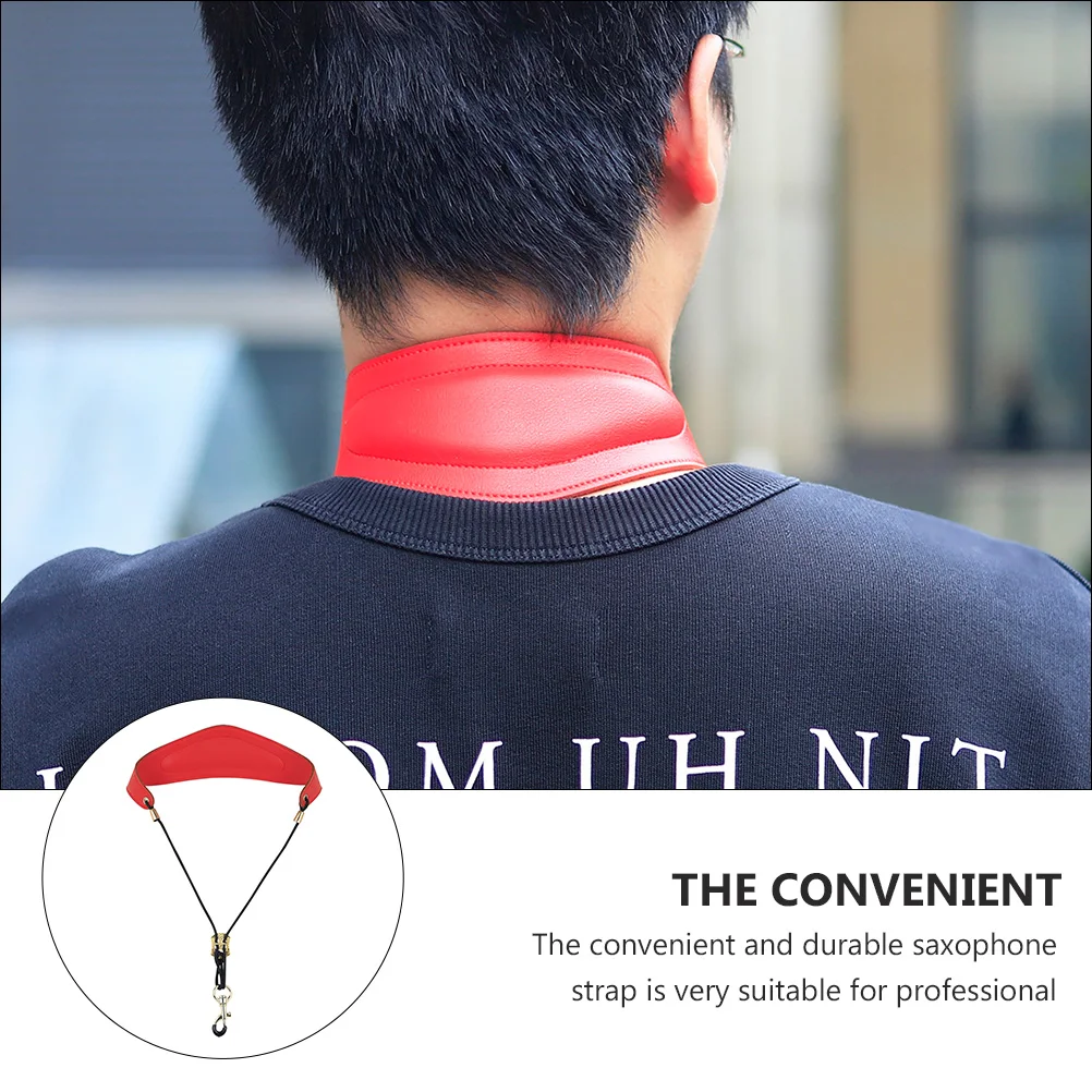 

Scooter Saxophone Neck Strap Miss Adjustable Metal Button Shoulder Instrument Accessories