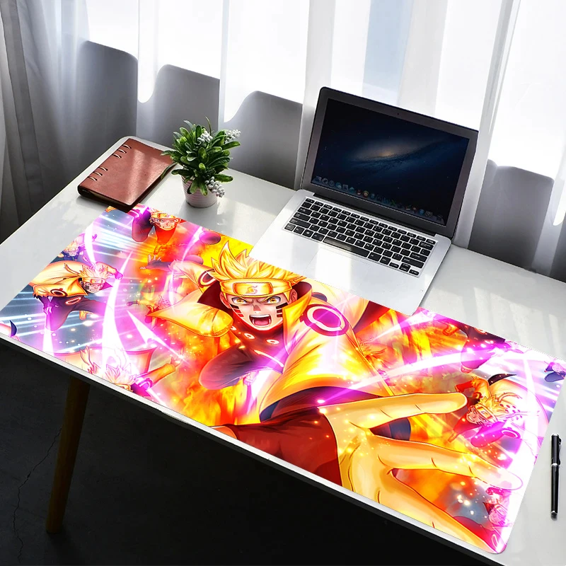 

Mouse Pad PC Non Slip Rubber Mousepad Laptop Gamer Cabinet HD Keyboard Pad Naruto Uzumaki Office Computer Gaming Desk Mouse Mat