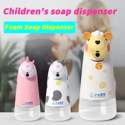 Automatic Liquid Soap Dispenser Usb Kids Hand Foam Dispenser Soap and Shampoo Pump Bottle For Smart Bathroom Kitchen Accessories