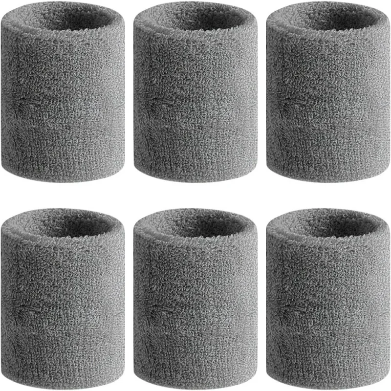 Wristbands Sweatbands Men Women Breathable Tennis Wrist Bands Absorbent Sweat Band Multiuse Basketball Running Gym