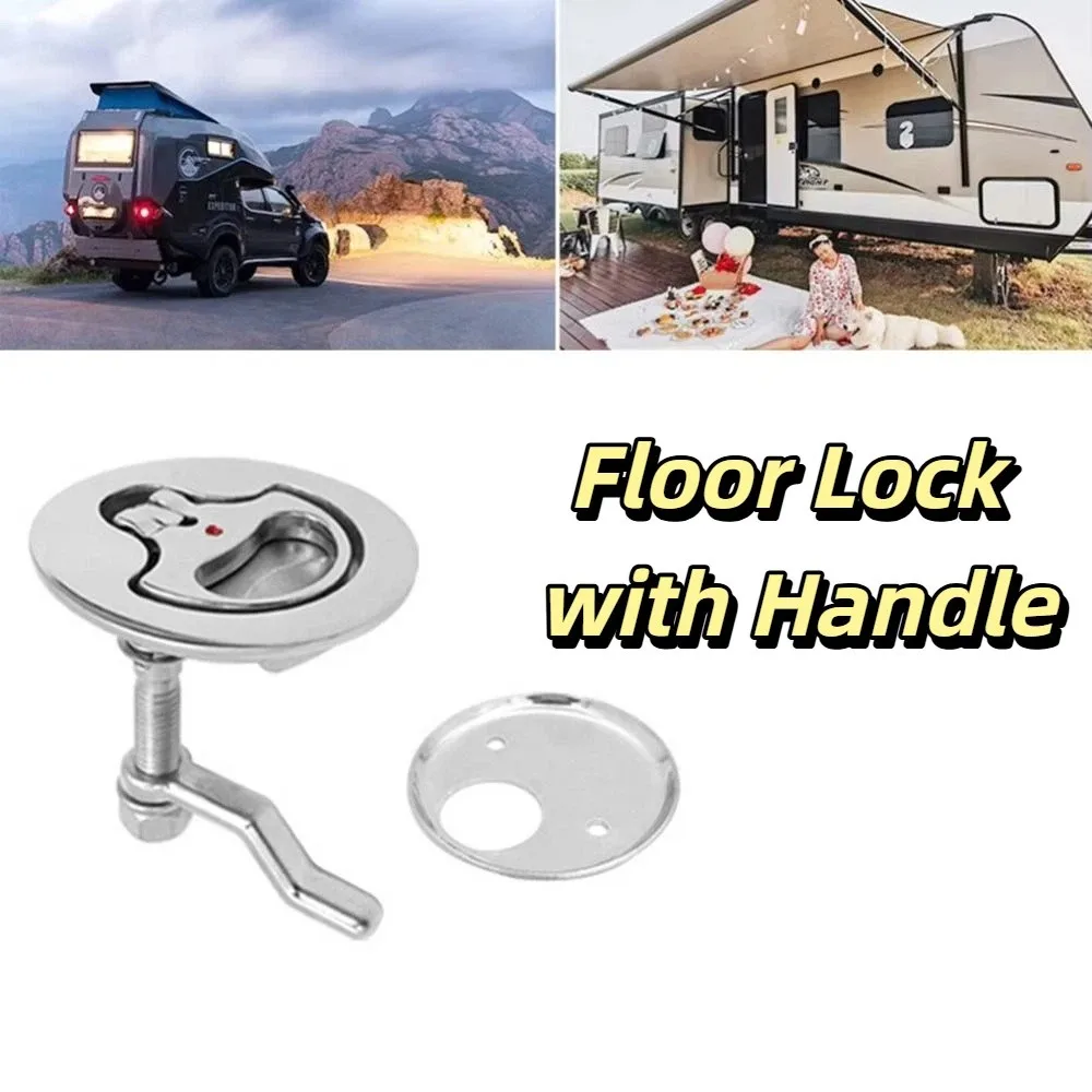 

316 Stainless Steel Hatch Lock Heavy Duty Durable Construction Lift Handle Corrosion Resistance Pull Lift Mechanism