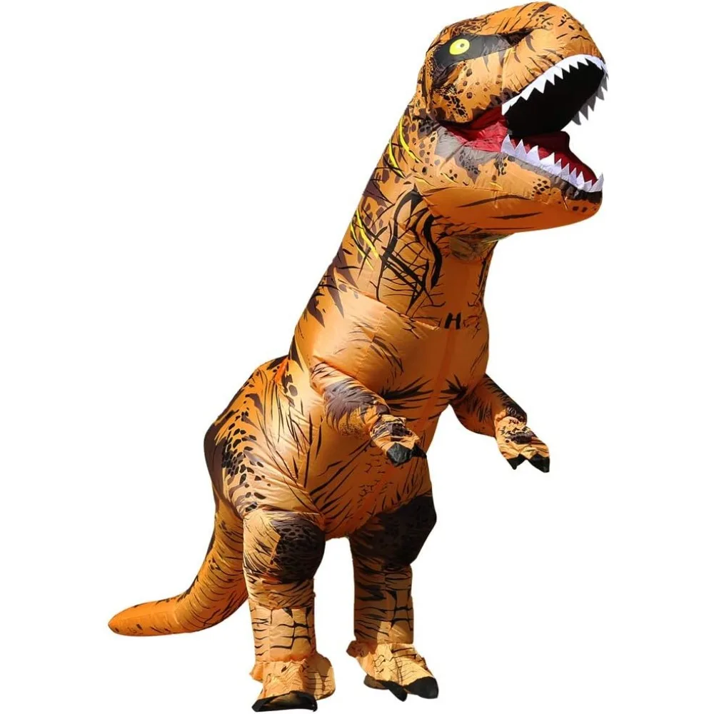 

Inflatable Dinosaur Costume for Adult Halloween Dinosaur Costumes Blow up T rex Costume for Adults