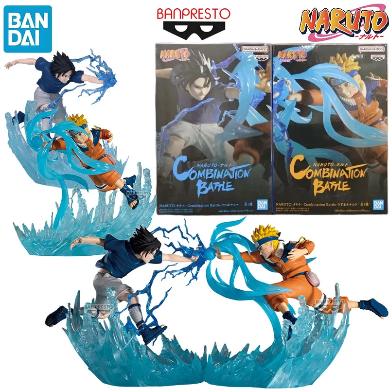 

Bandai Genuine Banpresto Combination Battle NARUTO Uzumaki Naruto Uchiha Sasuke Anime Character for Kids Gift Action Toys Model