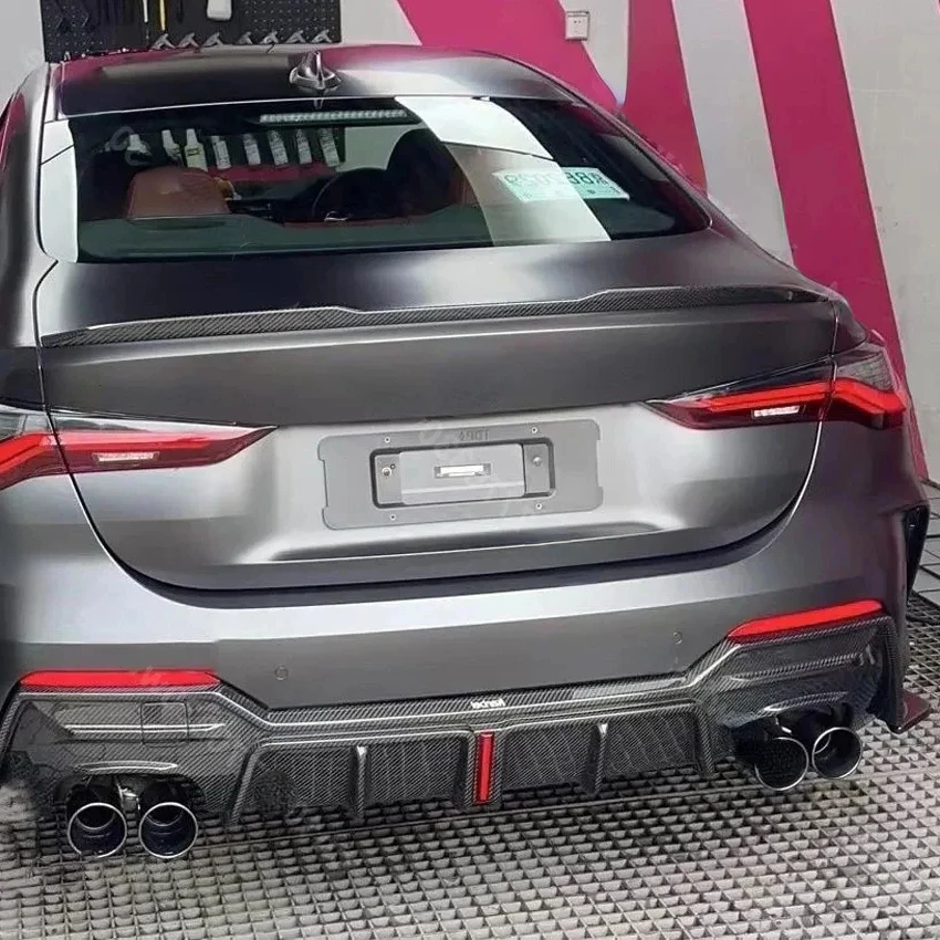 Rear Spoiler Bodykits Rear Trunk Tail Wing for BMW 4 Series G22 420i 430i 420d 430d M440i M440d 2020-2024 Accessories M4 Style - view 4