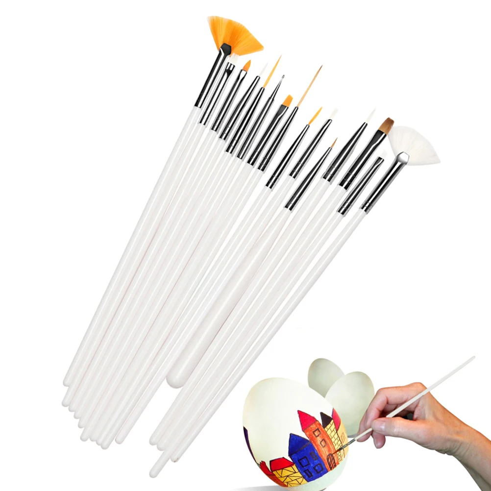 30 pçs pincéis de decoração do bolo conjunto caneta argila fondant açúcar artesanato diy ferramentas pontilhando desenho canetas arte do prego gel uv escovas kit